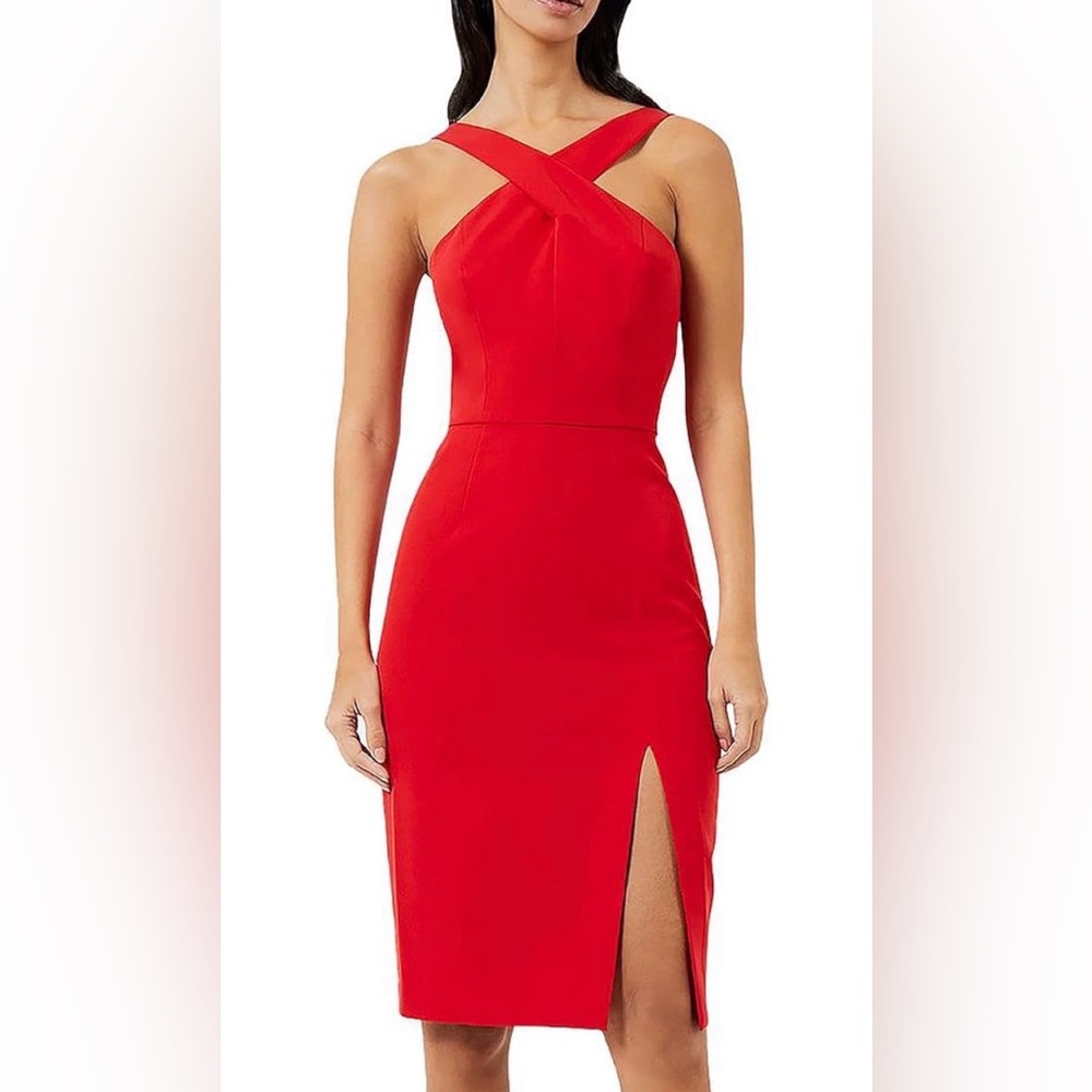 FRENCH CONNECTION Echo Red Dress